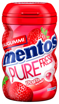 mentos - Pure Fresh Kaugummi Erdbeer zuckerfrei 35er